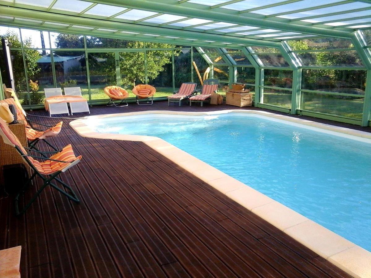 Chambre D'Hote Avec Piscine Couverte Coulaines Exterior photo